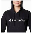 Logo Hoodie Black White Γυναικείο Φούτερ Columbia