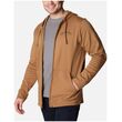 Trek Full Zip Hoodie Delta Arched Brown Ανδρική Ζακέτα Fleece Columbia