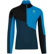 Federa Half Zip Midnight/Black/Diva Blue Ανδρικό Fleece Karpos