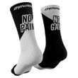 No Pain No Gain Socks Unisex Μαύρη/Λευκή Τεχνική Κάλτσα Dynafit
