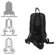 Active Back Pack 20lt Black Σακίδιο Πλάτης 20lt Μαύρο Fizan