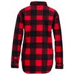 Benton Springs Shirt Jacket Red Lily Check Print Γυναικείο Πουκάμισο Fleece Columbia