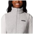 Benton Springs Vest Cirrus Grey Heather Γυναικείo Αμάνικο Fleece Columbia