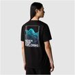 The North Face Foundation Graphic Tee Ανδρικό T-Shirt Tnf Black/Optic Blue