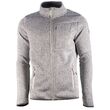 Knitted Fleece Light Grey Ανδρική Ζακέτα Fleece GTS