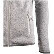 Knitted Fleece Light Grey Ανδρική Ζακέτα Fleece GTS