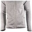 Knitted Fleece Light Grey Ανδρική Ζακέτα Fleece GTS