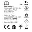 Ηλεκτρική Τρόμπα El Nino 12V Pump Black Easy Camp