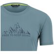 Ανδρικό T-Shirt Loma Print Jersey Smoke Blue/Bluefin Karpos