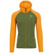 Ανδρική Ζακέτα Fleece Ambrizzola Full-Zip Hoodie Cedar Green/Radiant Karpos