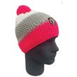 Beanie Corn Knit 3 Stripes Neonpink Unisex Σκούφος GTS