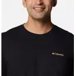T-Shirt Columbia Ανδρικό Μακρυμάνικο CSC&trade; Seasonal Logo LS Tee Black/Peaked Badge