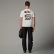 Κοντομάνικο The North Face Ανδρικό Foundation Mountains Faces Tee White Dune