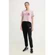 Κοντομάνικο The North Face Γυναικείο Easy Relaxed Cropped Tee Metal Pink/Cyber Berry