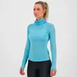 Ισοθερμική Μπλούζα Merino Karpos Γυναικεία Easyfrizz Merino LS Blue Atoll