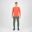Ισοθερμική Μπλούζα Merino Karpos Αντρική Easyfrizz Merino LS Spicy Orange