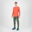 Ισοθερμική Μπλούζα Merino Karpos Αντρική Easyfrizz Merino LS Spicy Orange
