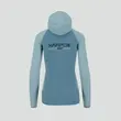 Ζακέτα Fleece Karpos Γυναικεία Camoscio FZ Thyme/Aqua Sky