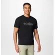 Κοντομάνικο Columbia Ανδρικό CSC™ Seasonal Logo Tee Stone Black/Branded Peaks