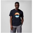 Κοντομάνικο Columbia Ανδρικό Path Lake&trade; Graphic Tee II Black/Circular Linescape