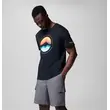 Κοντομάνικο Columbia Ανδρικό Path Lake&trade; Graphic Tee II Black/Circular Linescape