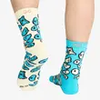 Κάλτσες Y&Y Unisex Rock Socks Spray Wall Blue