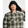 Μπουφάν Ανδρικό Volcom Kenson Insul. Flannel Jacket Black Green