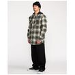 Μπουφάν Ανδρικό Volcom Kenson Insul. Flannel Jacket Black Green