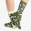 Κάλτσες Y&Y Vertical Unisex Rock Socks Spray Wall Green