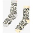 Κάλτσες Y&Y Vertical Unisex Rock Socks Spray Wall Grey