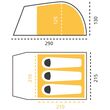 Σκηνή 3 Ατόμων Grand Canyon Topeka 3 Tent Limestone Grey