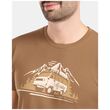 Ανδρικό T-shirt Kilpi Spacer-M Brown Cotton Comfort