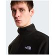 The North Face Glacier 1/4 Zip Fleece TNF Black – Ανδρική Fleece Μπλούζα Πεζοπορίας