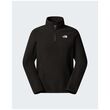The North Face Glacier 1/4 Zip Fleece TNF Black – Ανδρική Fleece Μπλούζα Πεζοπορίας