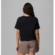 Columbia Rolling Bend™ T-Shirt Black/Gem Focused – Γυναικείο Crop Top με Τύπωμα