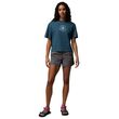 Columbia Rolling Bend™ T-Shirt Everblue/Gem Focused – Γυναικείο Crop Top με Τύπωμα
