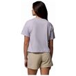Columbia Rolling Bend™ T-Shirt Lavender Pearl/Gem Focused – Γυναικείο Crop Top με Τύπωμα