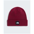 The North Face Dock Worker Recycled Beanie Burgundy Crush – Σκουφός με Ρεβέρ