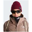 The North Face Dock Worker Recycled Beanie Burgundy Crush – Σκουφός με Ρεβέρ