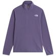 The North Face Glacier 1/4 Zip Fleece Grounded Plum – Γυναικεία Fleece Μπλούζα Πεζοπορίας