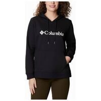 Logo Hoodie Black White Γυναικείο Φούτερ Columbia