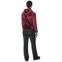Mariel-W Dark Red Γυναικεία Ζακέτα Fleece Kilpi