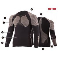 Werolo 9070 Μαύρο Μπέζ Ανδρικό Merino Ισοθερμικό Lasting