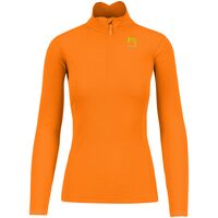 Pizzocco W Vibrant Orange Half Zip Γυναικείο Fleece Karpos