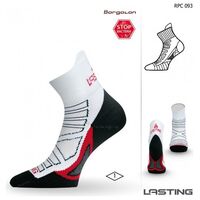 RPC 093 Τεχνική Κάλτσα Λευκή-Μαύρη Lasting