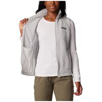 Benton Springs Vest Cirrus Grey Heather Γυναικείo Αμάνικο Fleece Columbia