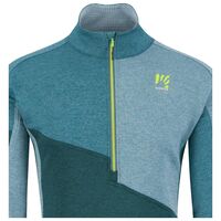 Μπλούζα Fleece Karpos Ανδρική Federa Forest/Balsam/North Atlantic