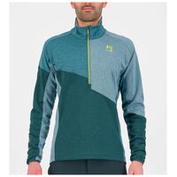 Μπλούζα Fleece Karpos Ανδρική Federa Forest/Balsam/North Atlantic