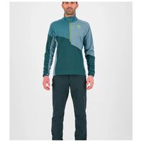 Μπλούζα Fleece Karpos Ανδρική Federa Forest/Balsam/North Atlantic