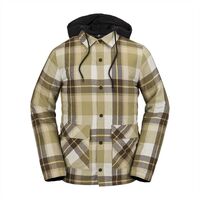 Insulated Jacket Riding Flannel Khakiest Ανδρικό Volcom